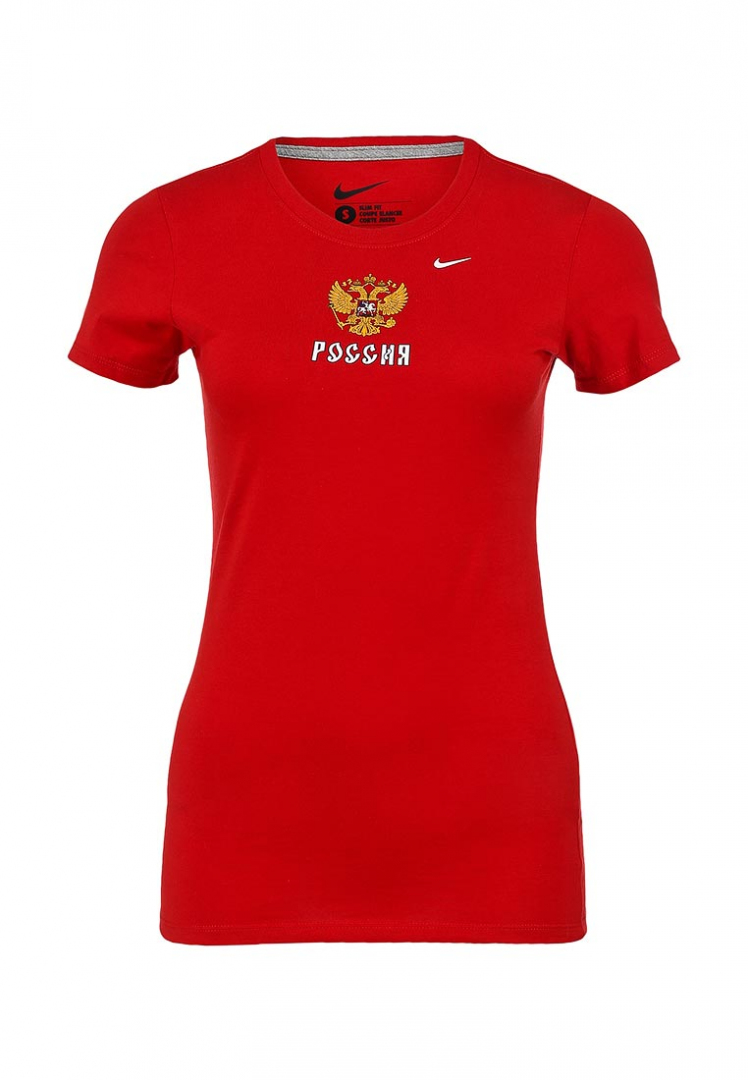 Красная футболка Nike с принтом