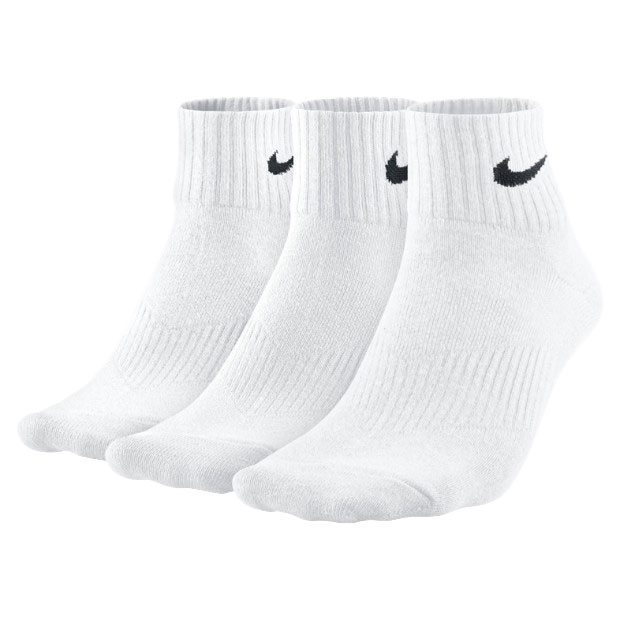 Белые носки Nike Lightweight Quarter Socks для бега