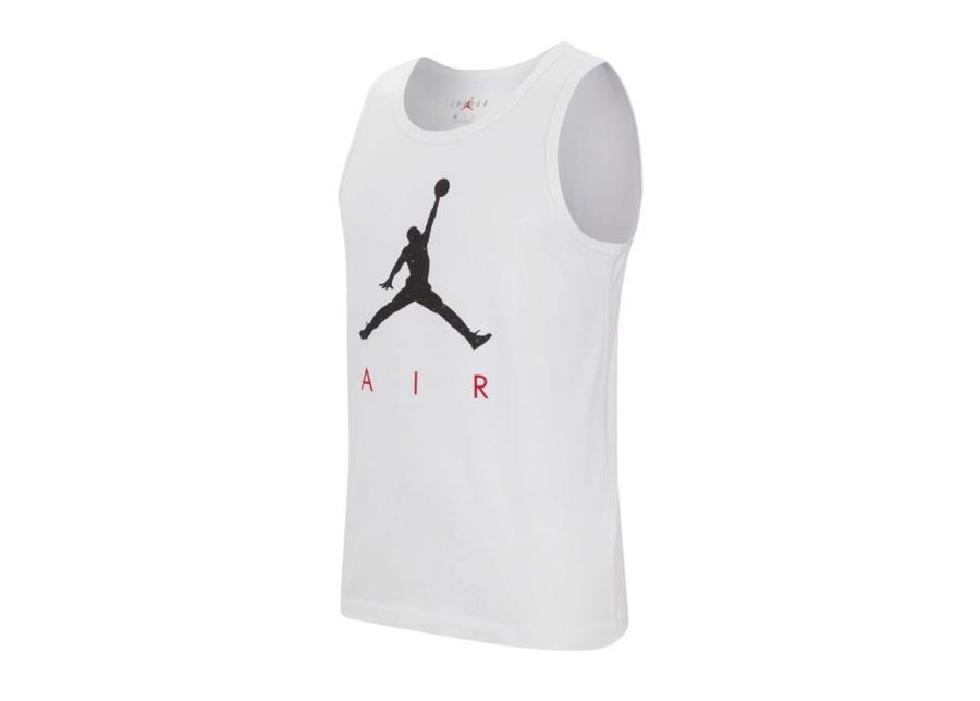 Белая баскетбольная майка Nike Men'S Jordan с принтом (ч/б)