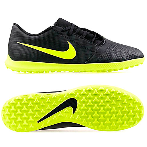 Шиповки футбольные Nike (черный/салатовый)