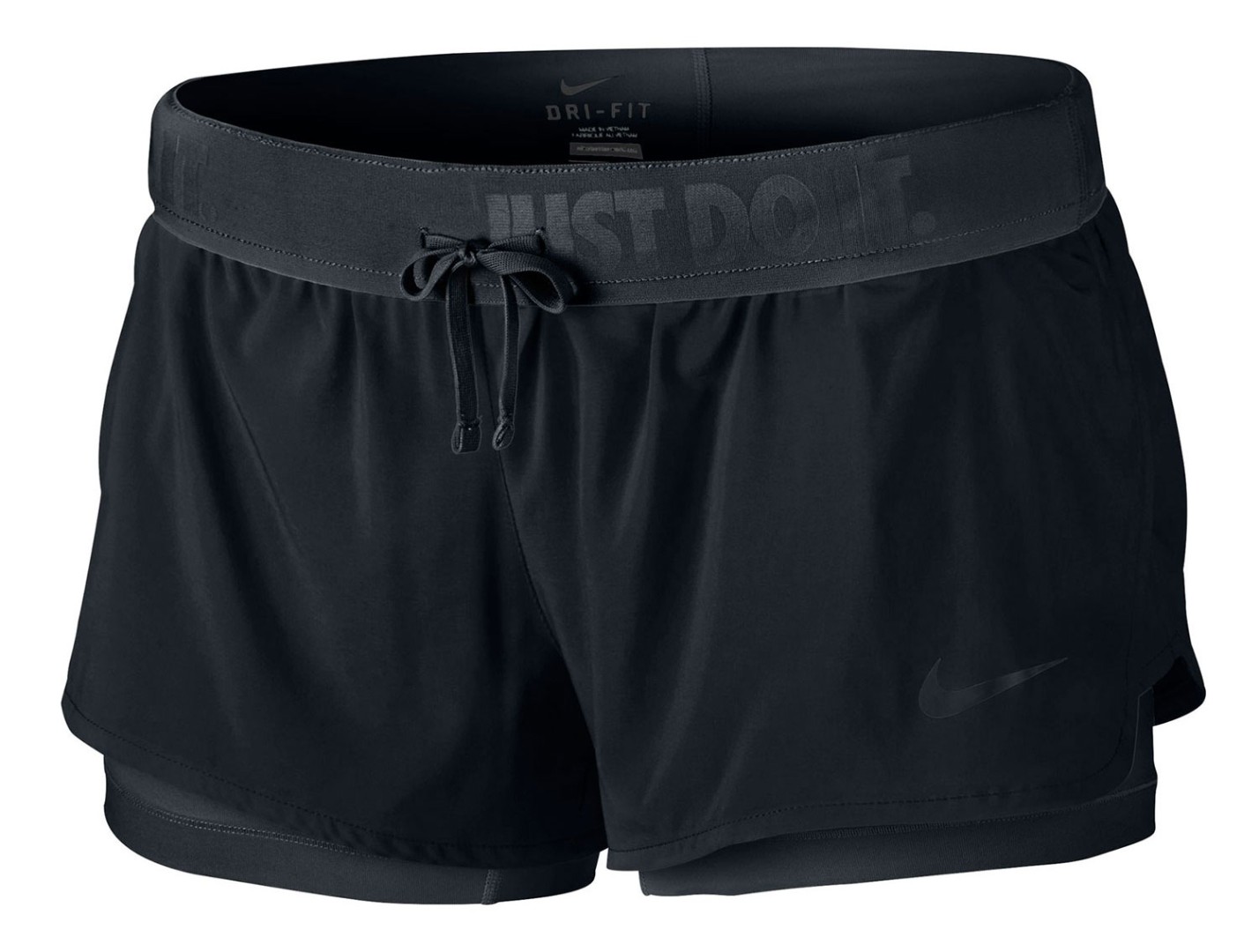 Черные короткие шорты Nike для бега