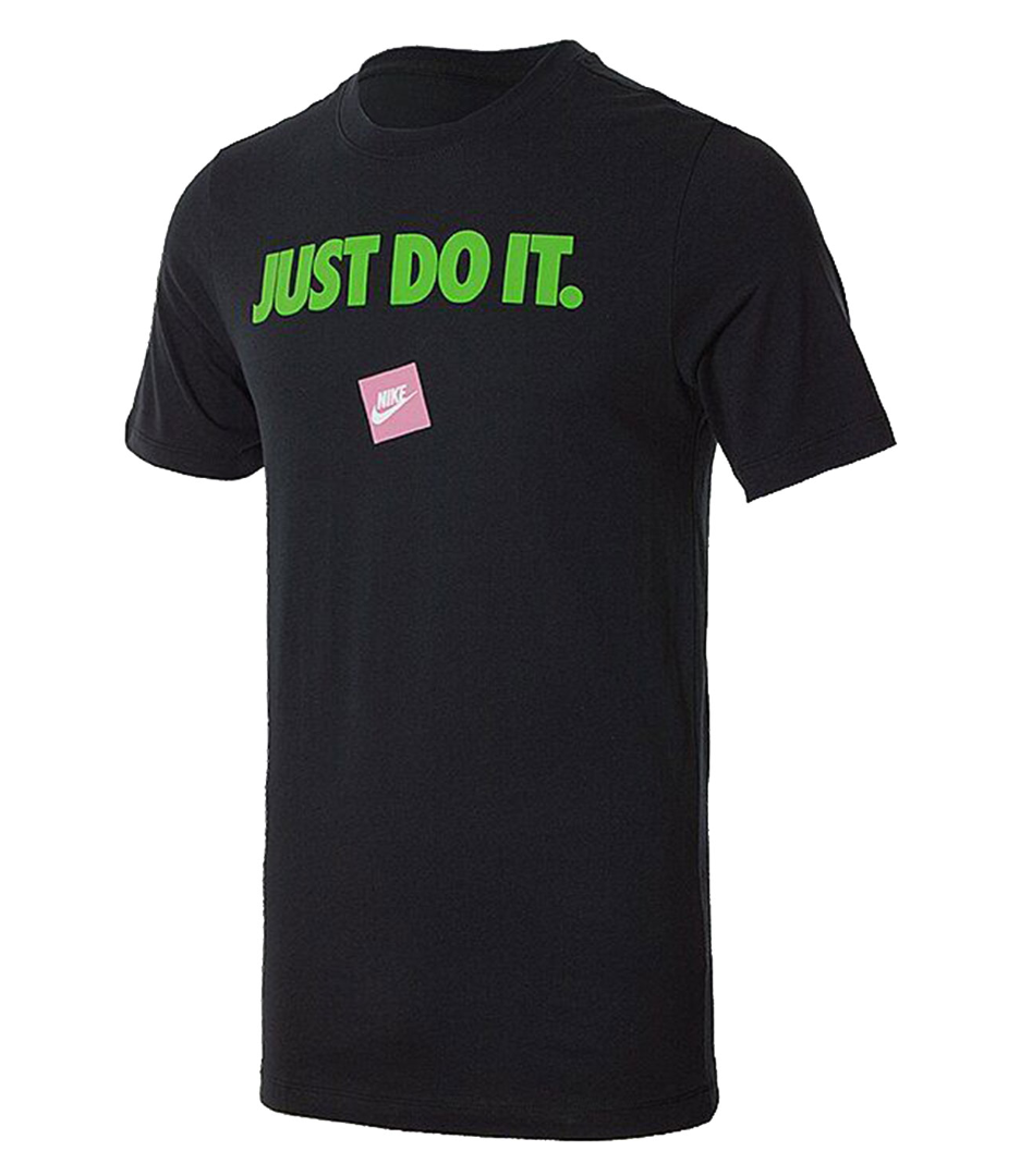 Черная футболка Nike Nsw Tee Jdi 12 Moth с надписью