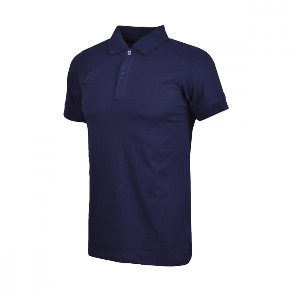Синяя футболка поло Umbro Basic Jersey