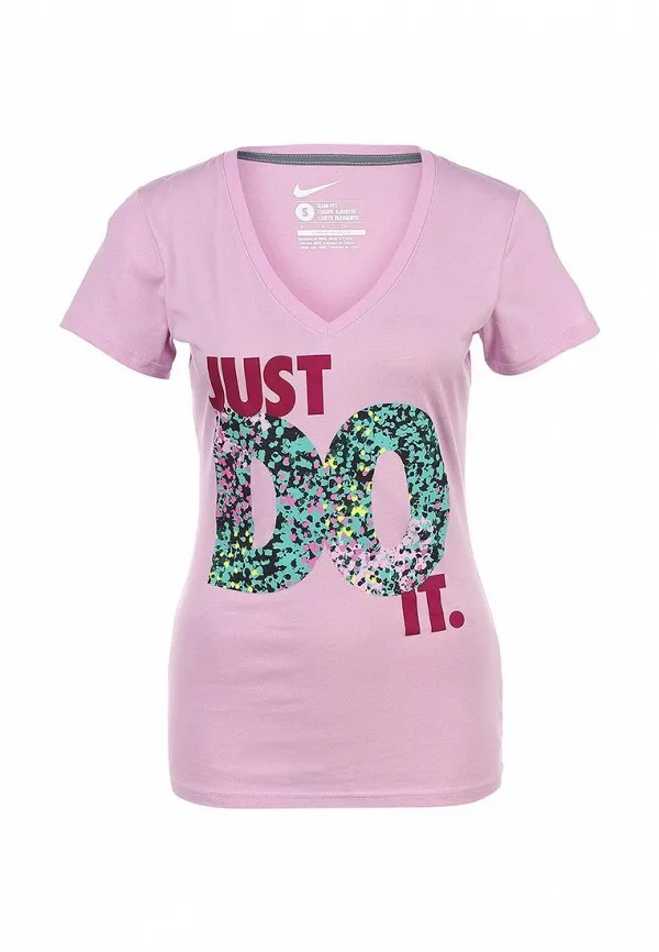 Розовая футболка Nike Flower T-Shirt с принтом