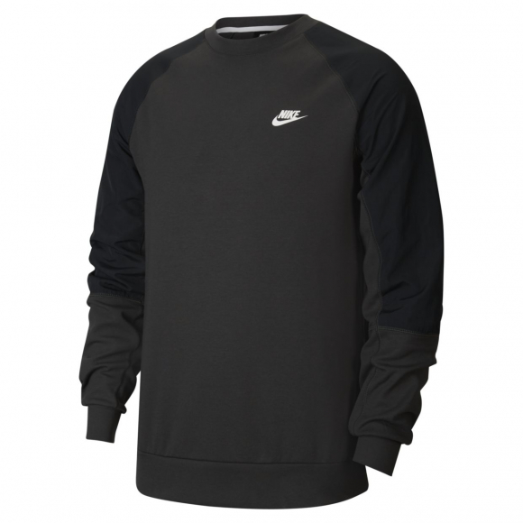 Черный свитшот с рукавами реглан Nike