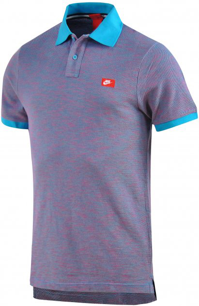 Фиолетовая футболка поло Nike Gs Slim Polo-Blur