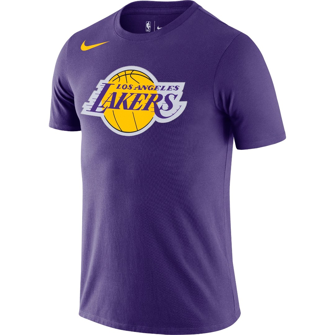 Фиолетовая футболка Nike Los Angeles Lakers свободного кроя