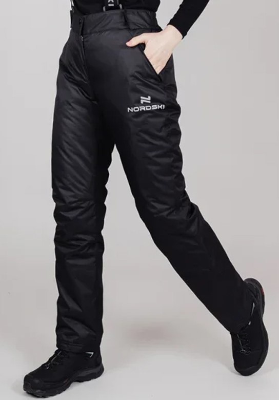 Тёплые черные зимние брюки NordSki Premium