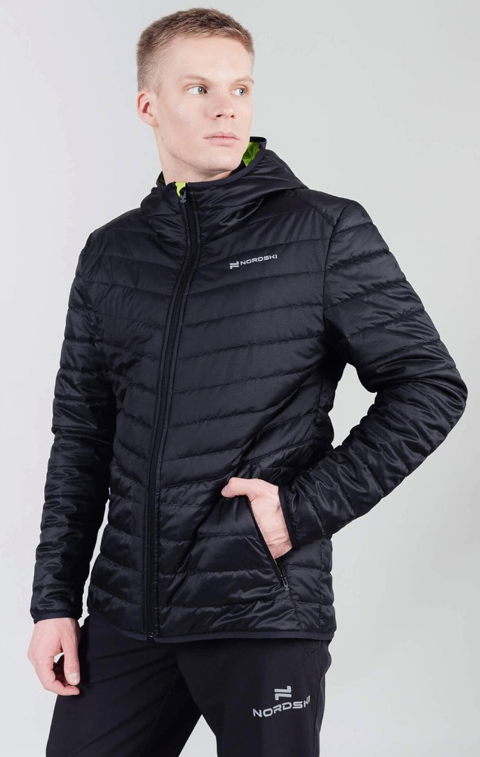 Утеплённая лыжная куртка Nordski Season черная