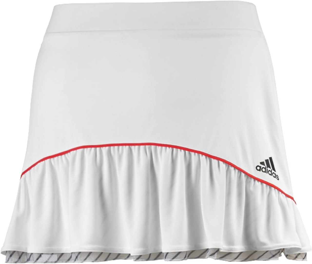 Белая юбка Adidas спортивного стиля