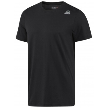 Мужская футболка Reebok черная для бега