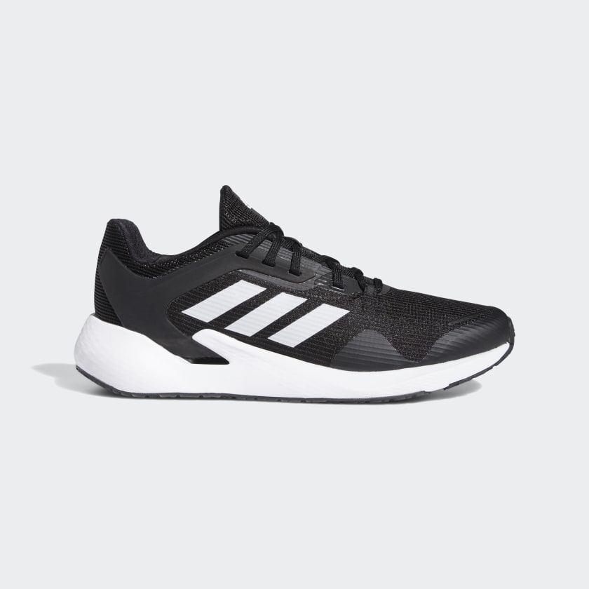 Черно-белые беговые кроссовки Adidas