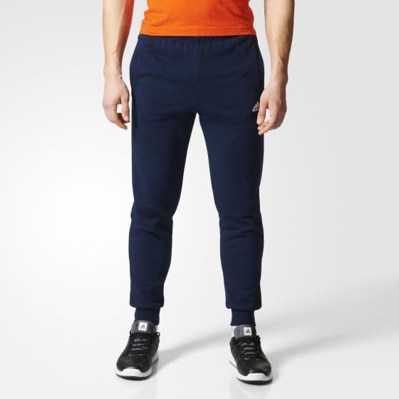 Синие зауженные брюки Adidas Essentials