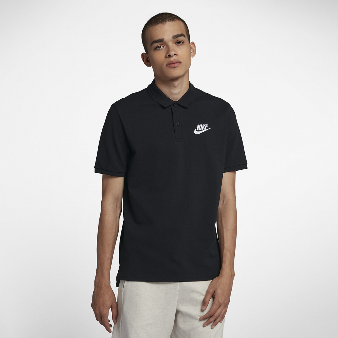Черная футболка поло Nike Sportswear Men's Polo